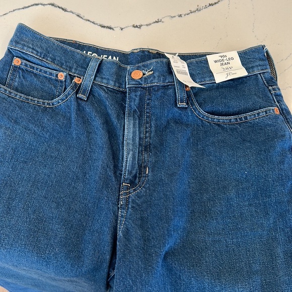 J. crew 90s Wide-Leg Jean sz. 28P NWT - Picture 3 of 10